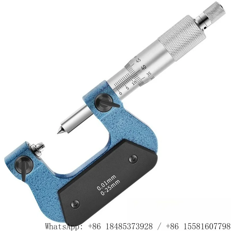 Rotary external thread medium diameter thread micrometer electronic digital display 0-25-50 -75-100mm