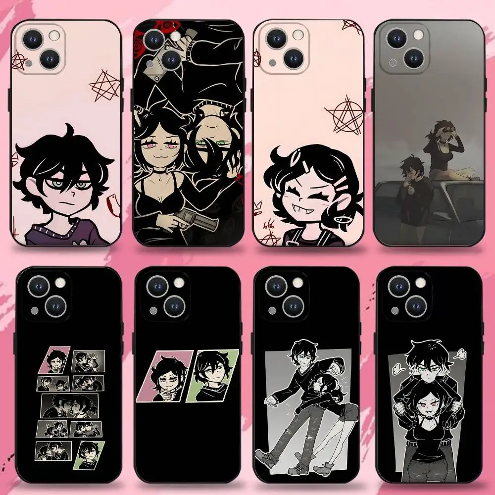 

The Coffin Of A-Andy And Leyley Phone Case For iPhone 16,15,14,13,12,11Plus,Pro Max,XS,X,XR,SE,Mini,8,7Soft Silicone Black Cover
