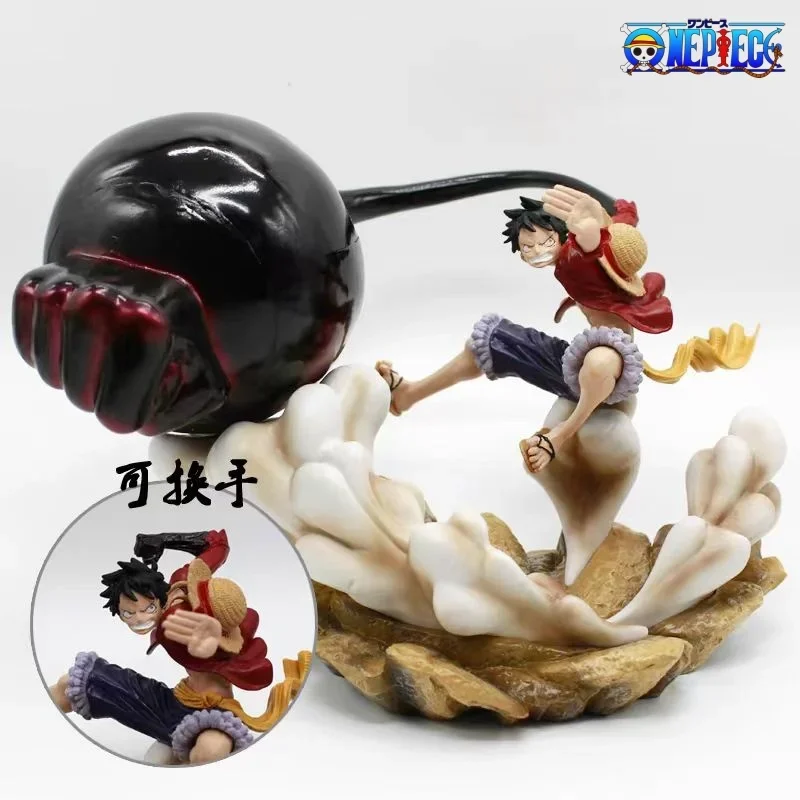 Action Figure Pvc Anime 17 cm One Piece Monkey D Ruffy Gear 3 Gk Sammlung Dekoration Modell Spielzeug Statue Figuren Weihnachten geschenk