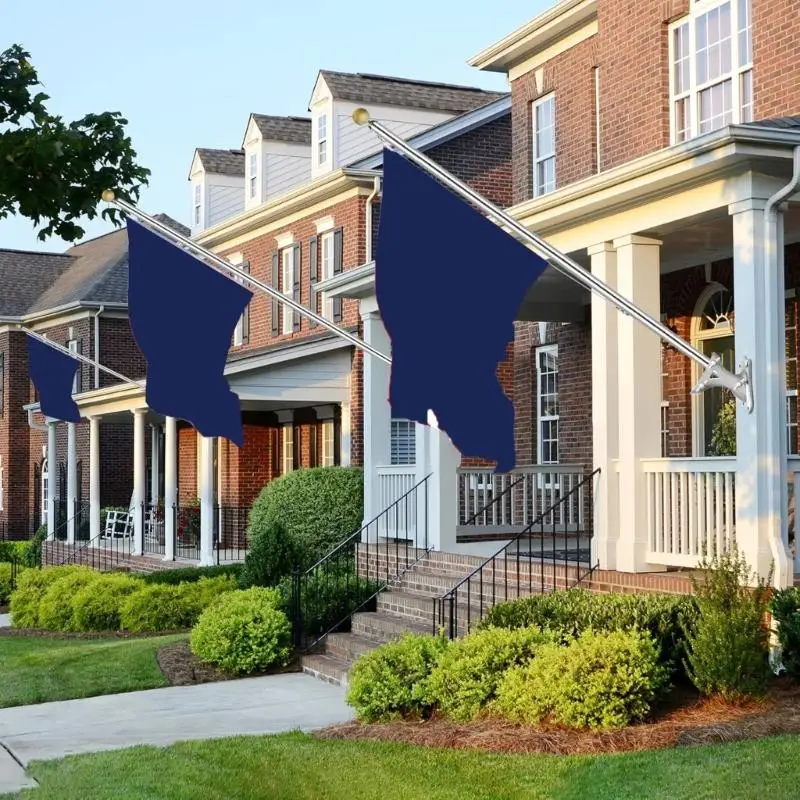 الفضاء الجوي الصف الألومنيوم سارية العلم جبل الثقيلة نوع الجدار بين قوسين مانعة لتسرب الماء للأعلام في الهواء الطلق P9YB