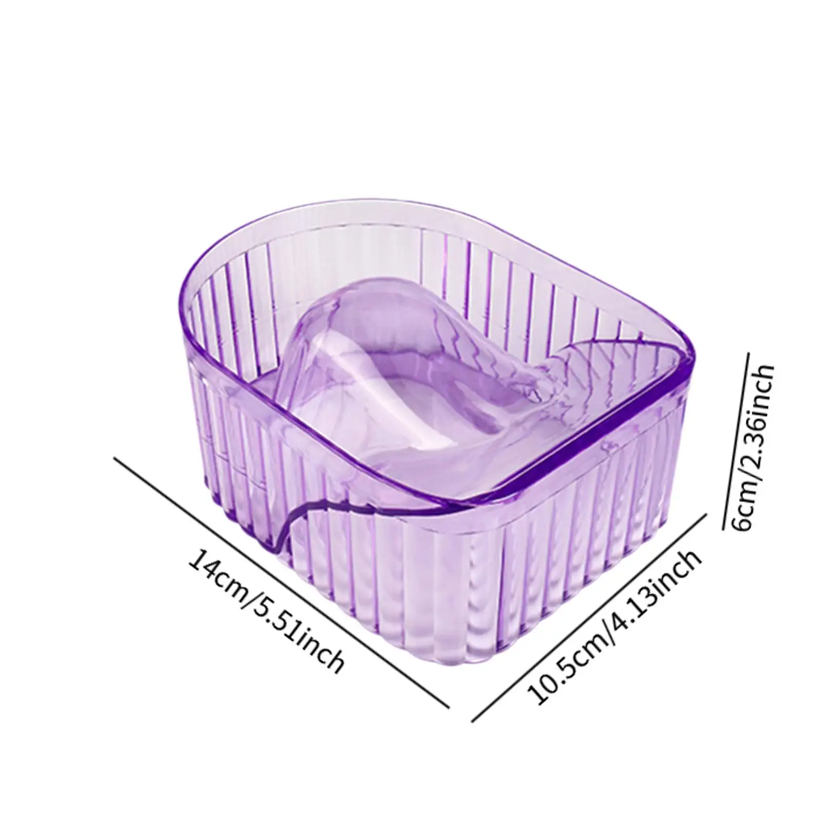 Nagel-Einweichschale, professionell für Fingernägel, stilvolle Soaker-Gel-Maniküre-Schüssel