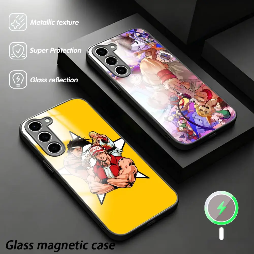 Classic games hot Street Fighter Phone Case For Samsung S26 S25 S24 S23 S22 S21 Plus Ultra Fold A Glass Magnetic Case