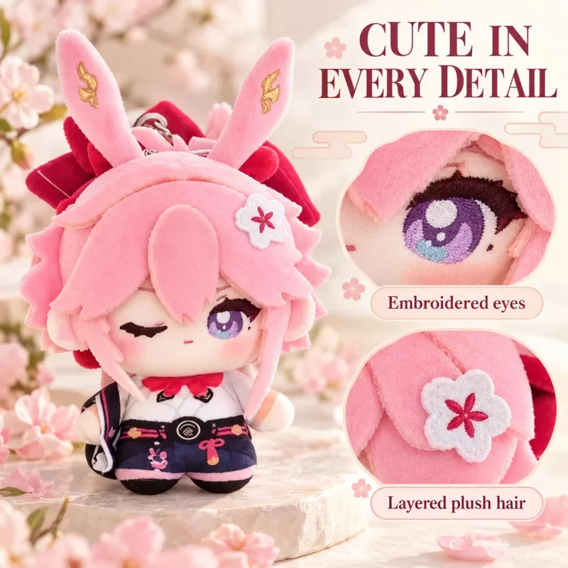Honkai Star Rail Evanescia Cotton Doll 10cm Nunu Body Anime Character Figure Cute Bedroom Desk Home Decor Collectible Gift Fans
