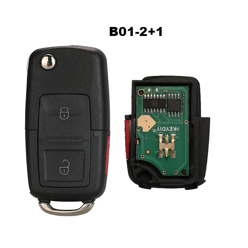 

Jingyuqin B01-2 + 1 3 KD KEYDIY Пульт дистанционного управления для Vw Style Дистанционный ключ для машины kd900 (kd200) (1 шт.)