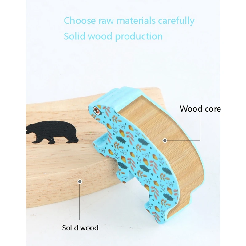 مجموعة ألعاب كتل التوازن الحيوانية للأطفال ، ألعاب الديناصورات الخشبية التراص ، تنسيق العين اليدوية