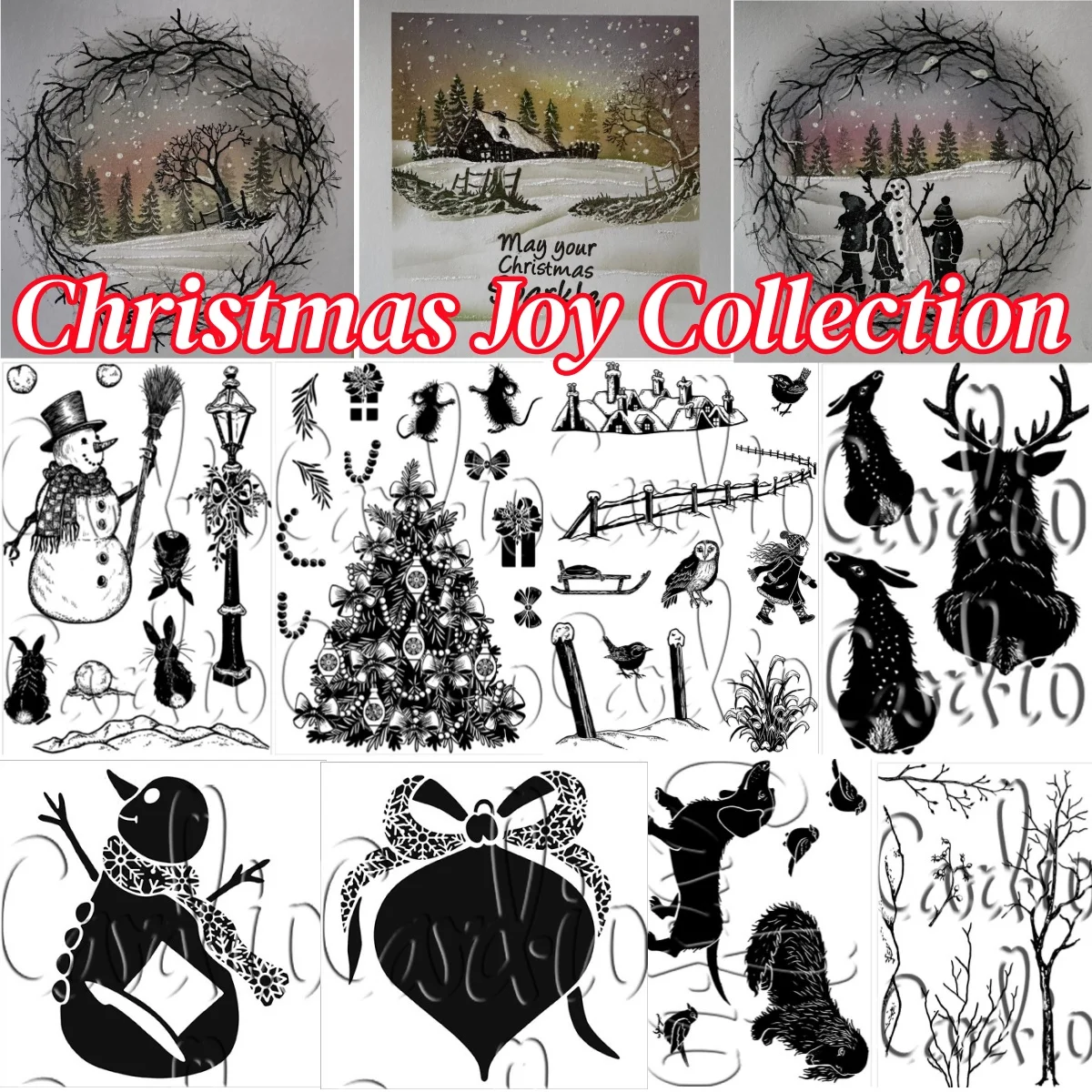 Newest Snowflake Snowman Christmas Clear Stamps Stencil for DIY Scrapbook Craft Decoration Embossing Template Supplies July 2026