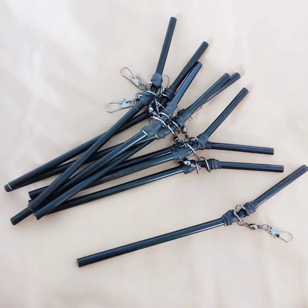 20PCS anti-winding Anti Tangle Boom Fishing Tool Feeder Connecting strut With Swivels Fishing Tackle Pipe Balance Bracket