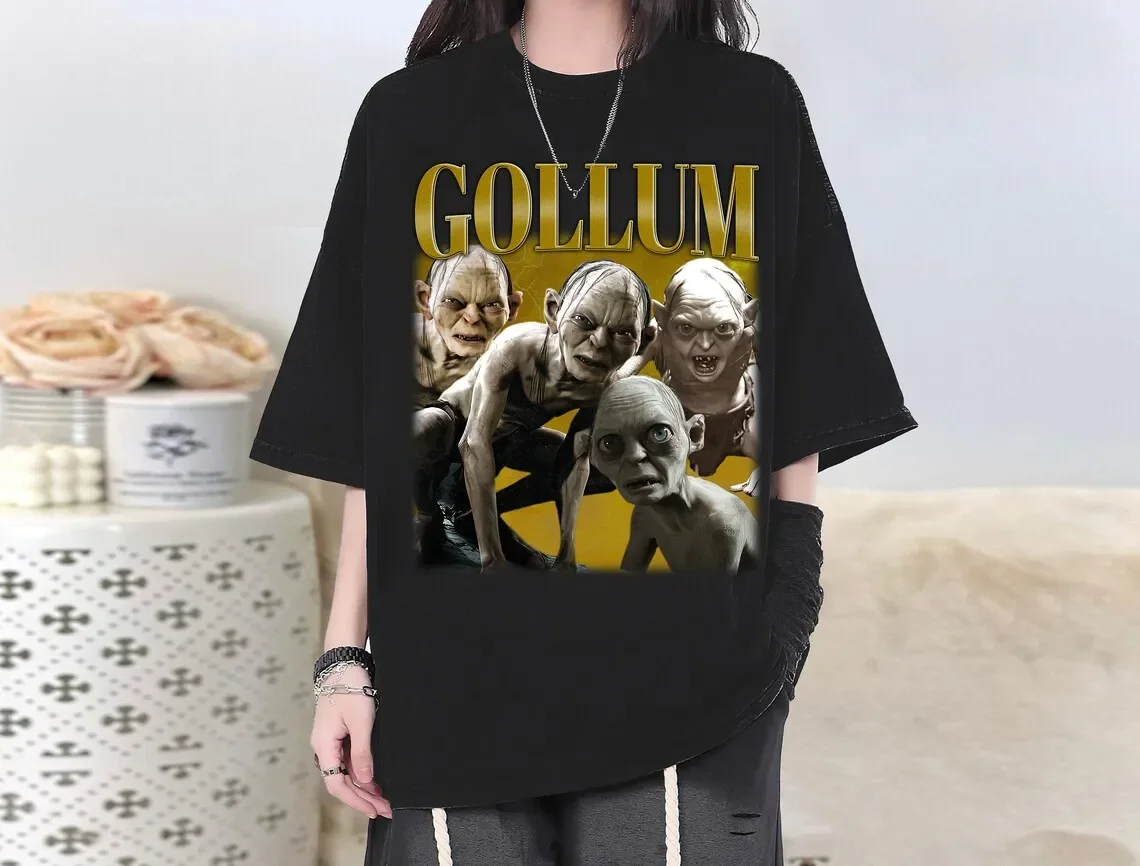 Unisex  Character T-Shirt  Shirt Gollum Tees  Fan  Sweater Modern Shirt Vintage Shirt Retro T-Shirt