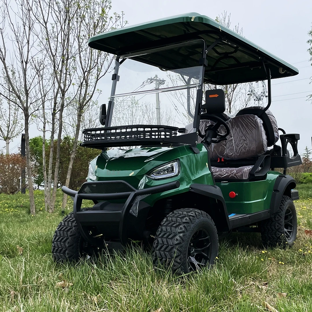 Hot Selling New off Road Lithium Battery Electric Power Steering 2+2 Seater Golf Cart for Sale