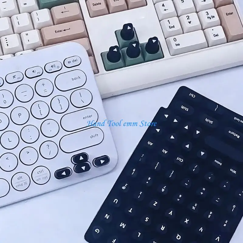 

H37F Silicone Keyboard Protectors For Women With Long Nails Multiple Color Optional