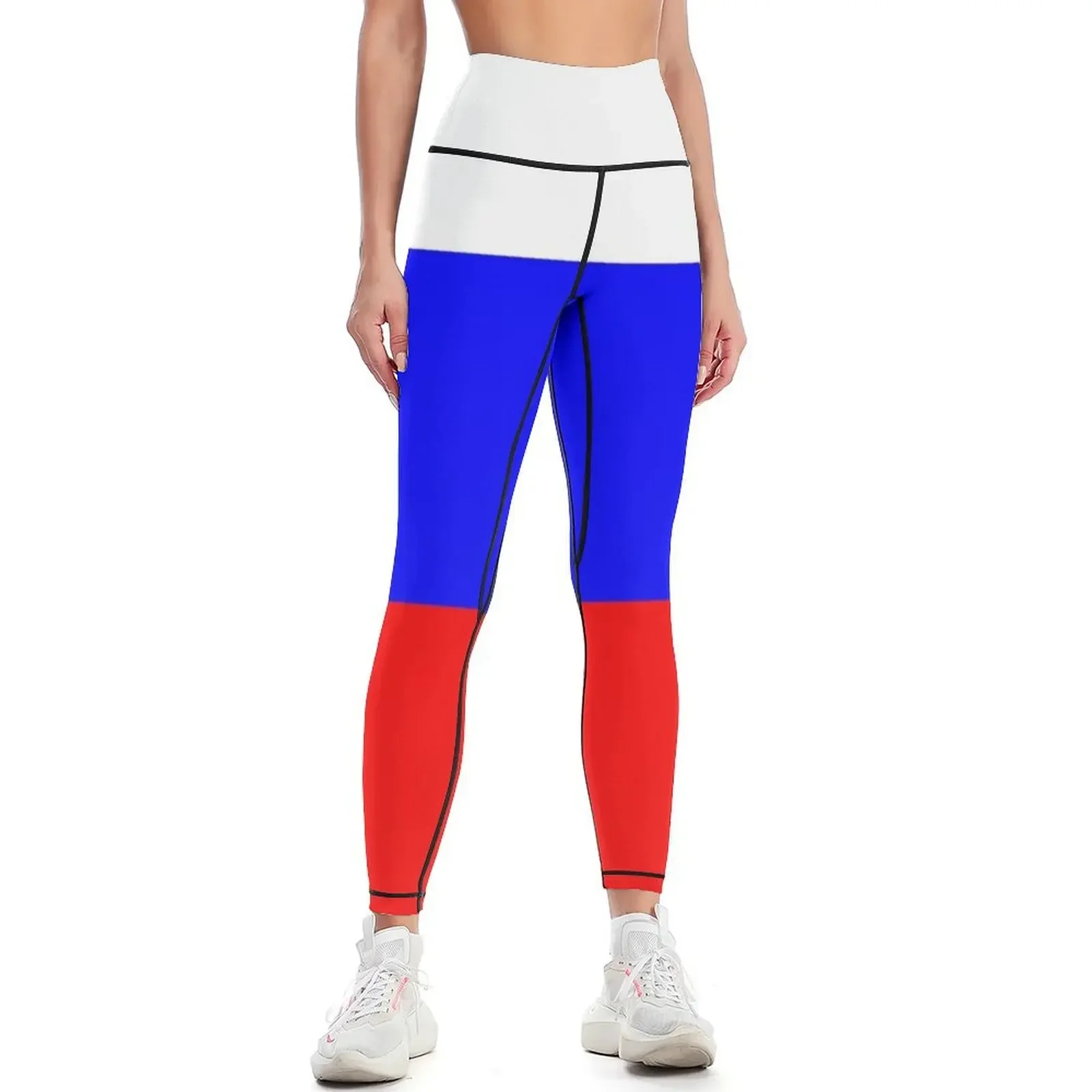 Russian flag Leggings legging pants raises butt Fitness clothing sport pants for physical Womens Leggings