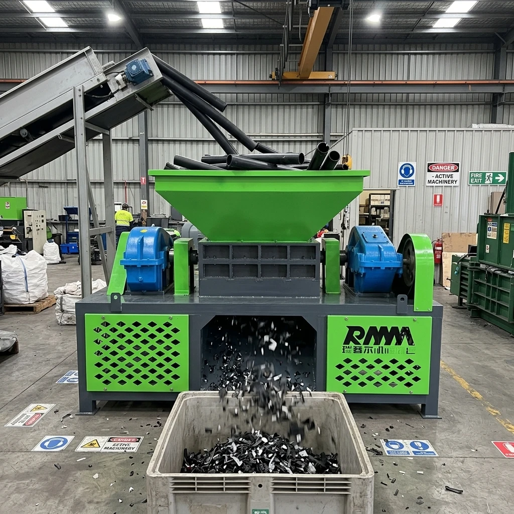 Heavy Duty Plastic Crate Drum Shredder PPT PET HDPE PP PE Plastic Waste Crushing Machine