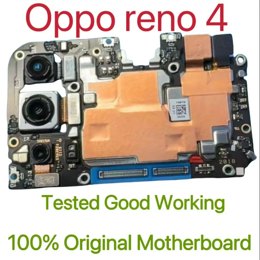 Global Version Original Unlocked Motherboard for Oppo reno4 Good Work Fully Tested Circuit Plate Main Logic Board for Oppo reno4