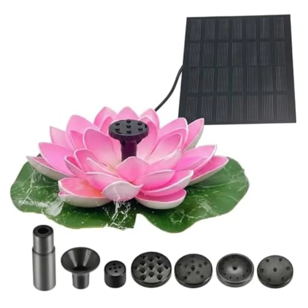 Outdoor for solar Fountain with Design for Garden Patio Decoration Gentle Water Flow Sound for Relaxation and Meditation