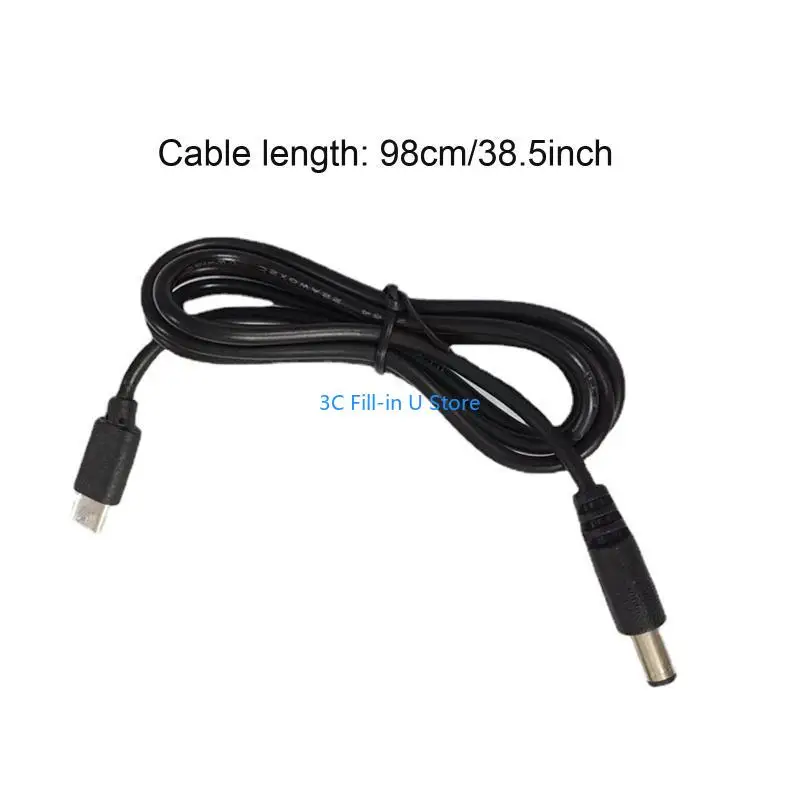 G8TA 4in1 36W USB C Type C PD إلى 12V 2.5 3.5 5.5 ملم كابل محول القوف لجهاز WIFI LED LED Camera Camera DVR