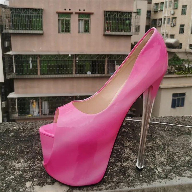 SDTRFT Customized Female Bridal Platforms Stilettos 22cm Thin High Heels Ladies Shoes For Woman Catwalk Shows Pole Dance Pumps