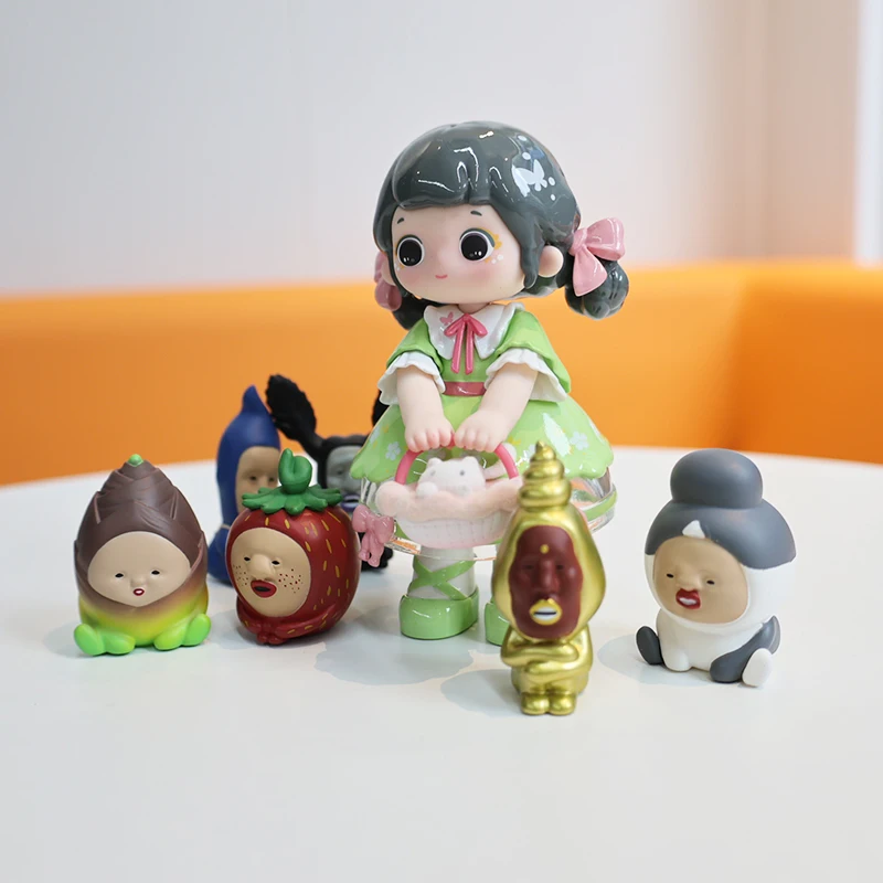 Qualia Japan Original Kawaii Gashapon Figure Anime Farm Elf Pachydrin Figurine Cute Capsule Toys Miniature Kids Creative Gifts