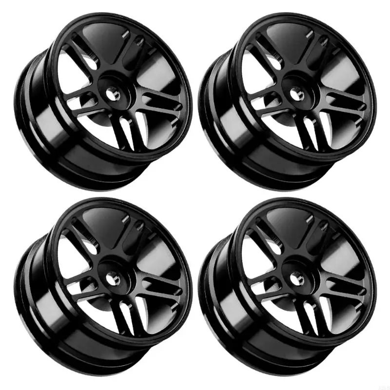 1/10 Scale Drift Car Metal Look Plastic Wheel Rims Set Easy to Use for Enhanced Performances & Realistic Appearance A2UB