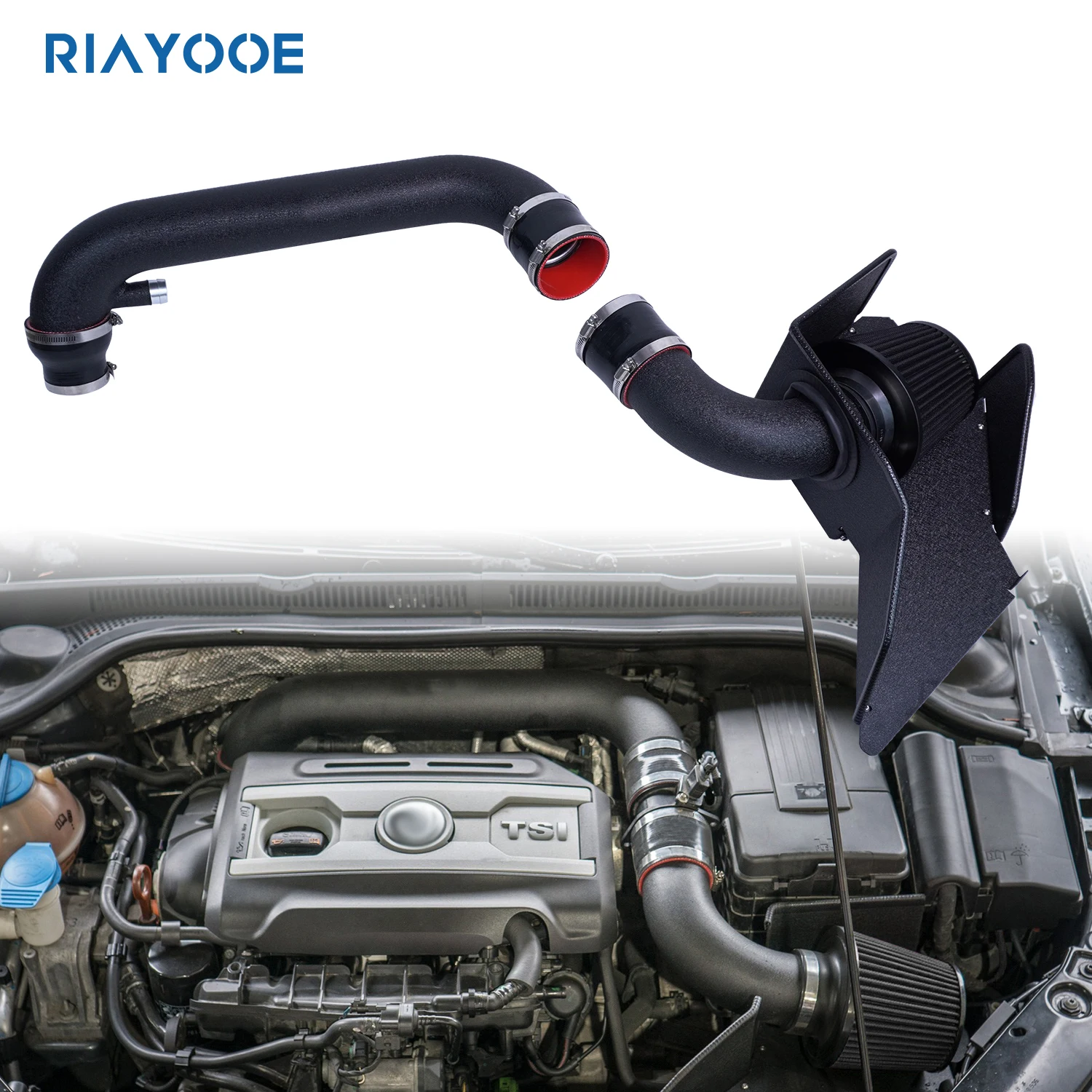 

Car Cold Air Intake Pipe Kit For Volkswagen Golf MK6 GTI Passat CC B6 B7 Scirocco Jetta EOS 1.8T 2.0 TSI EA888 Gen2 Gas Engine