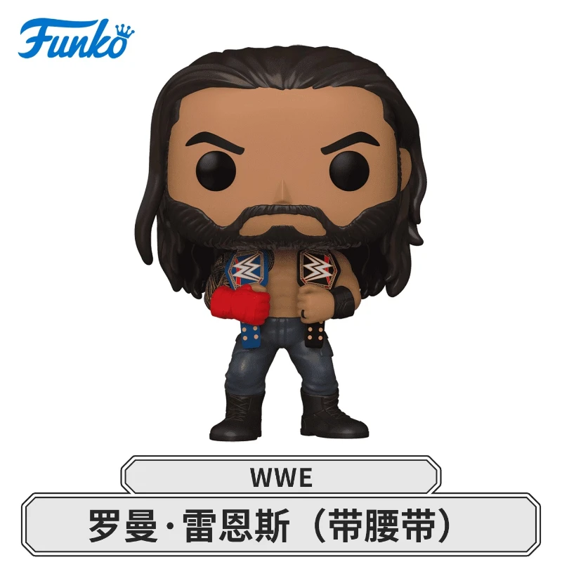 ของแท้ Edition FUNKO POP WWE Universal Champion: Roman Reigns Action เดสก์ท็อปตกแต่งเครื่องประดับของเล่นสะสม