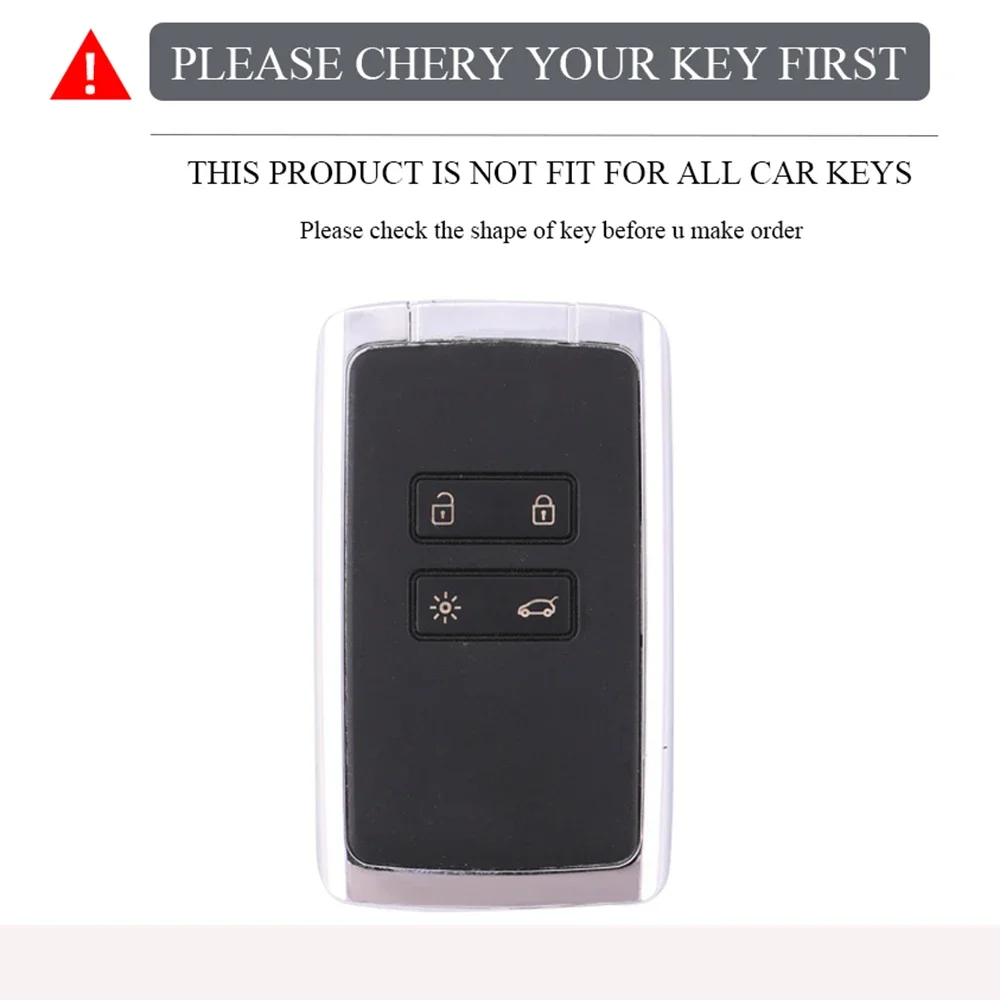 For Renault Koleos Austral Kadjar Clio Megane Captur Arkana Zoe Scenic Dacia Sandero Duster Logan Jogger Silicone Key Case Cover