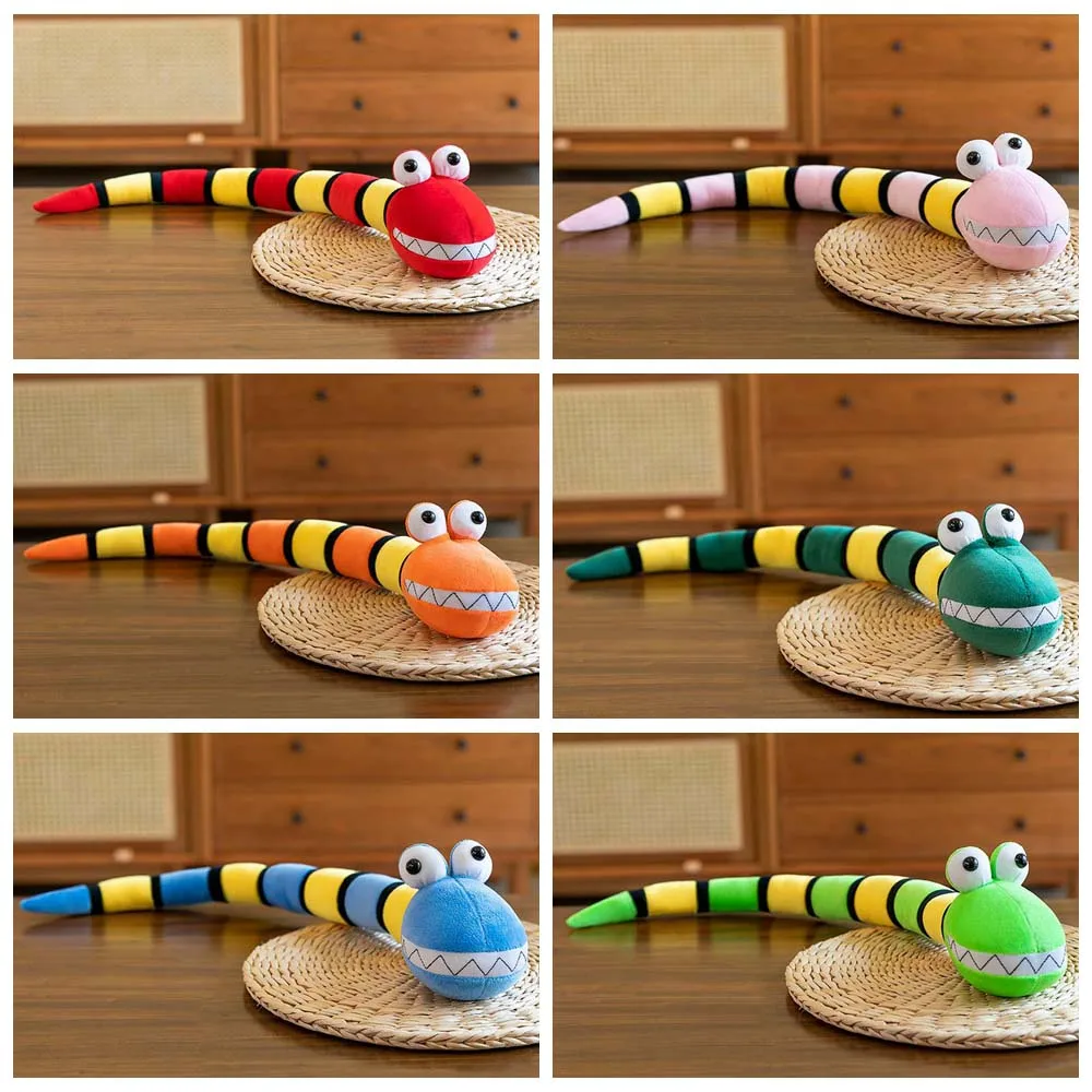 Appease Doll Long Snake Stuffed Toys 2025 Chinese New Year Big Eyes Snake Snake Plush Doll Figures Kawaii 63cm