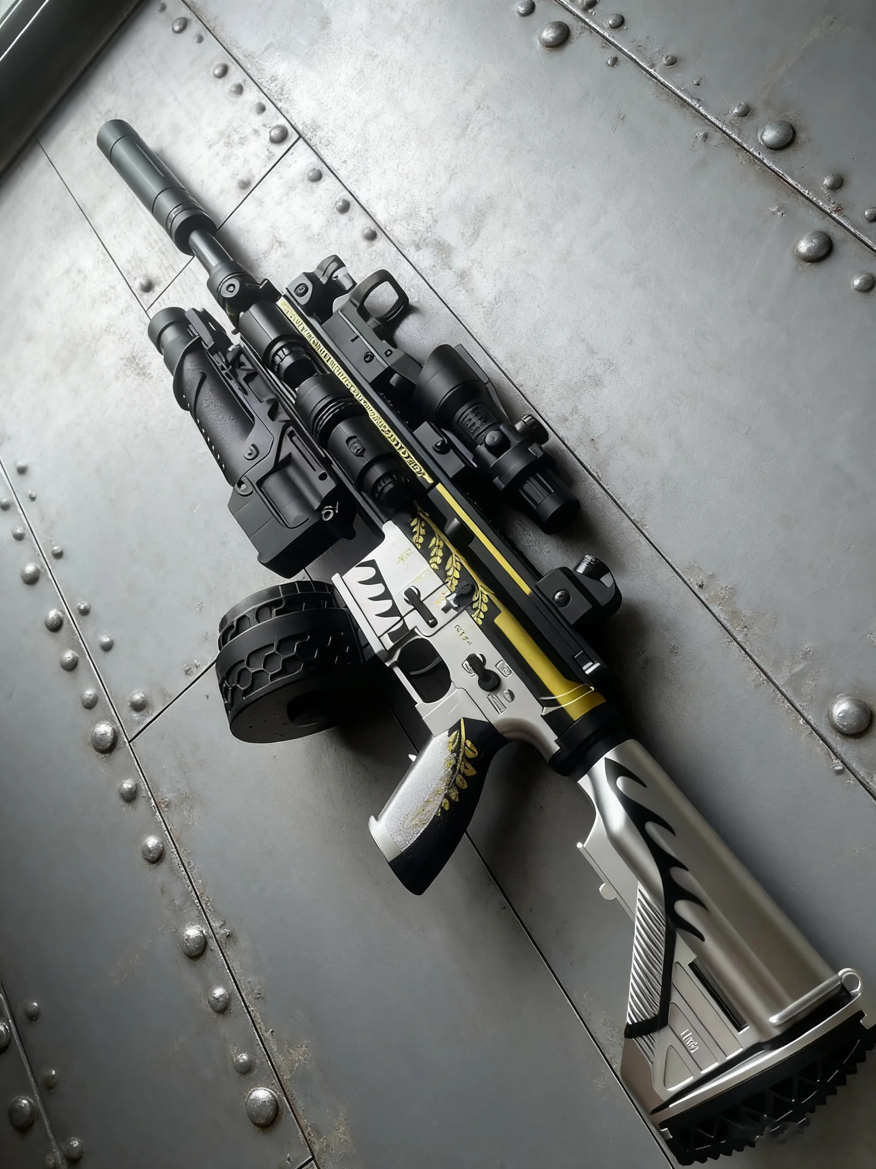 射撃体験！ M416 自動電動ジェルブラスターライフル、リアルな反動付き - エピックな屋外ジェルボールブラスターウォー、ギフト玩具