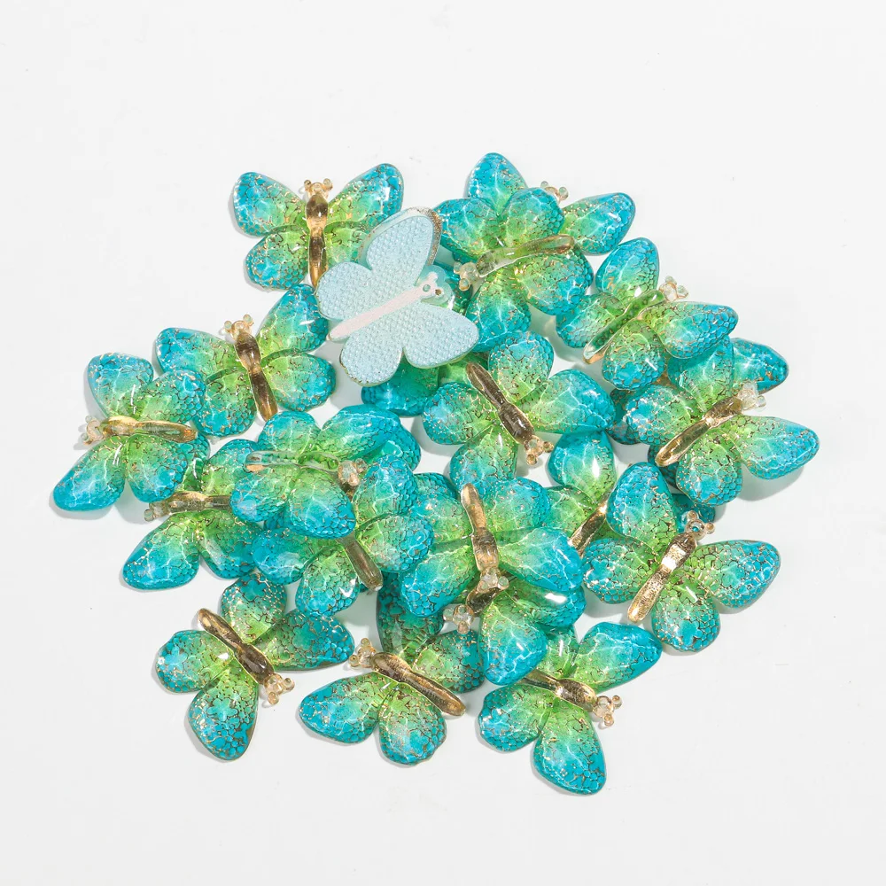 15Pcs Cute Cloud Shape Bow Acrylic Spacer Beads for DIY Jewelry