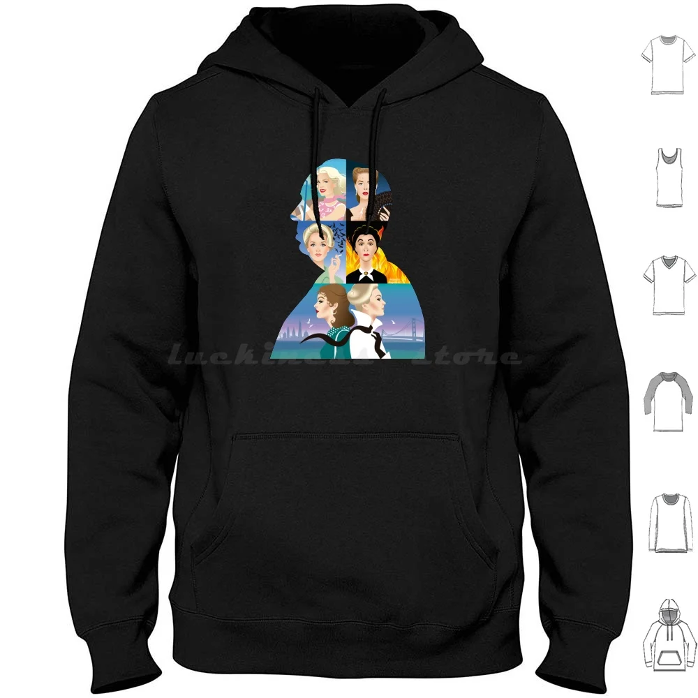 Master Hoodies Long Sleeve Alejandro Mogollo Art Alejandromogolloart Alemogolloart Alfred Hitchcock Hitchcock