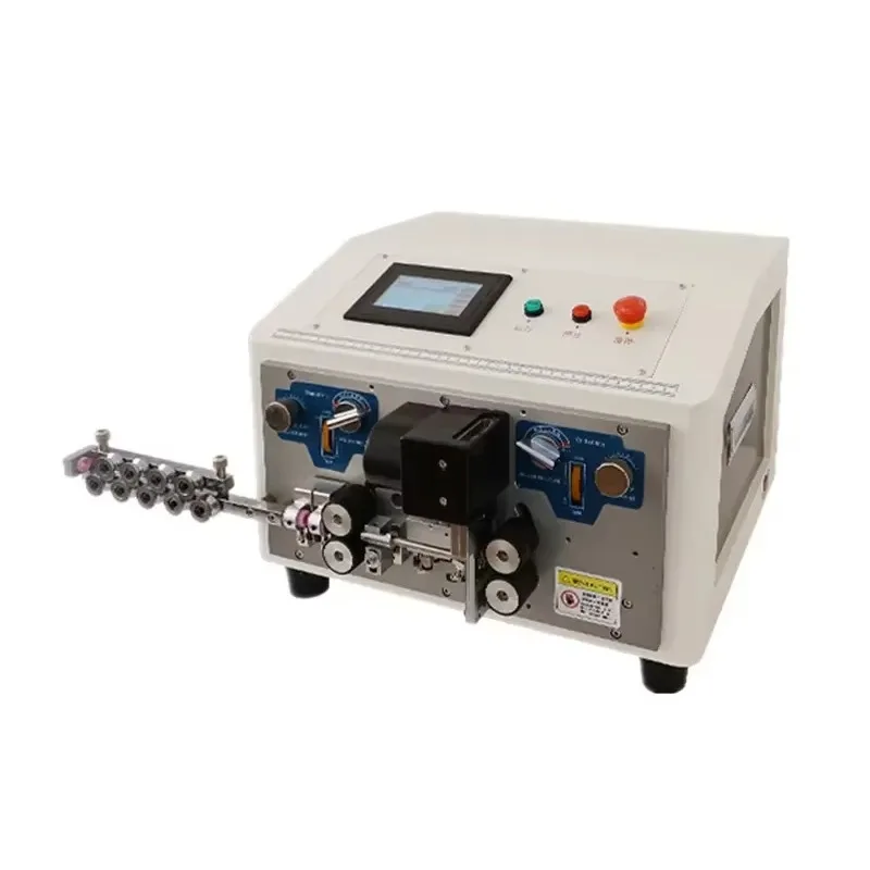Factory Supply Automatic Multicore Flat Cable Cutting Stripping And Twisting Machine For Single Wire