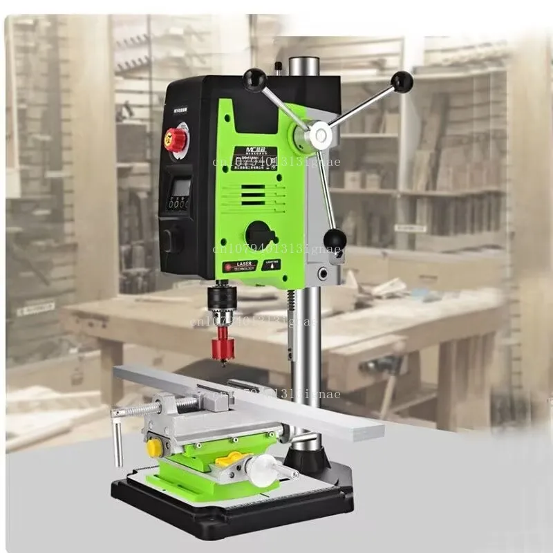 

Small household 220v drilling and milling machine Multifunctional drilling machine Large stroke 90mm