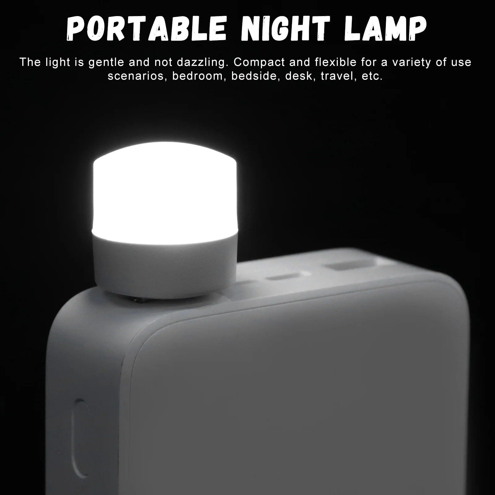 

4Pcs Portable LED Light Atmosphere Night Lamp for Bar Shop Restaurant Holiday Birthday Gift USB Night Light USB Charging Lamp