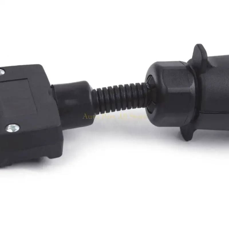 J0MA Strong 7 Pin Truck Truck Socket موثوقة نقل الطاقة عالي القوة ABS المقابس لتلبية احتياجات السحب في الهواء الطلق