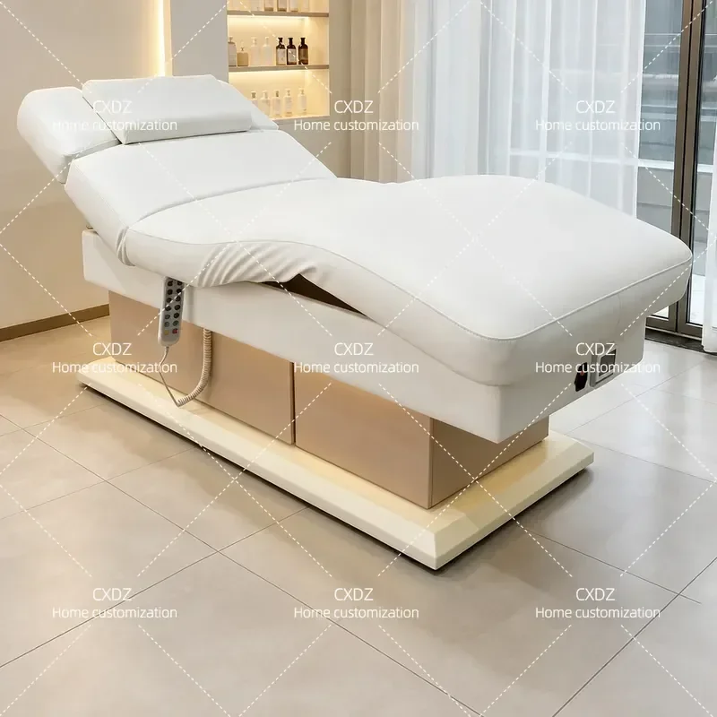 High End Electric Beauty Bed Intelligent Heating for Salon Microblading Embroidery Tattoo Chair Adjustable Treatment Table