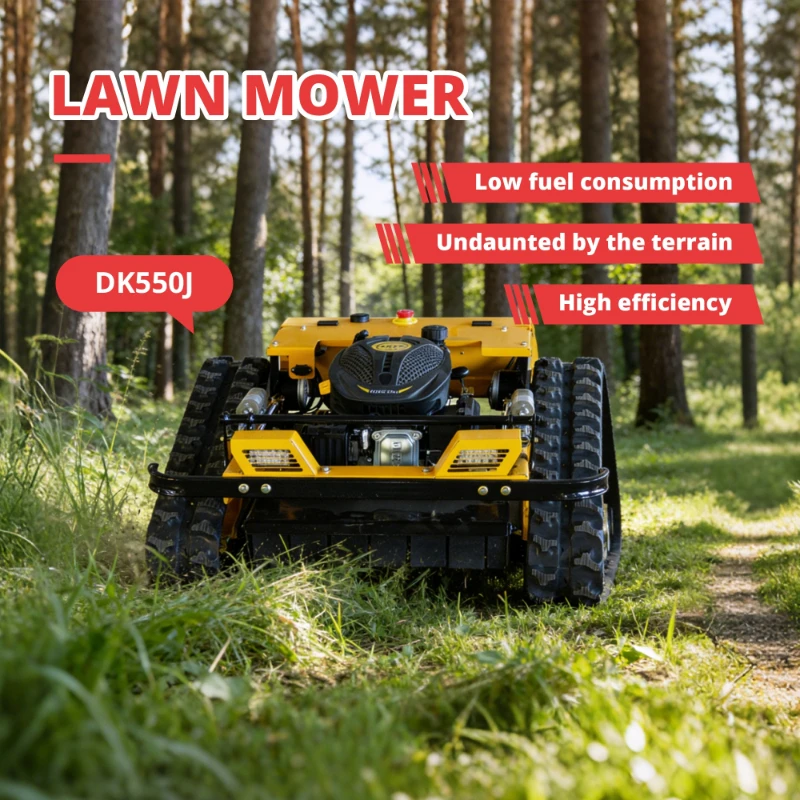 

Customized Smart Remote Start Lawn Mower,Farm Garden Automatic Crawler Track Lawn Mower Robot,Cutter for Steep Slopes Mower