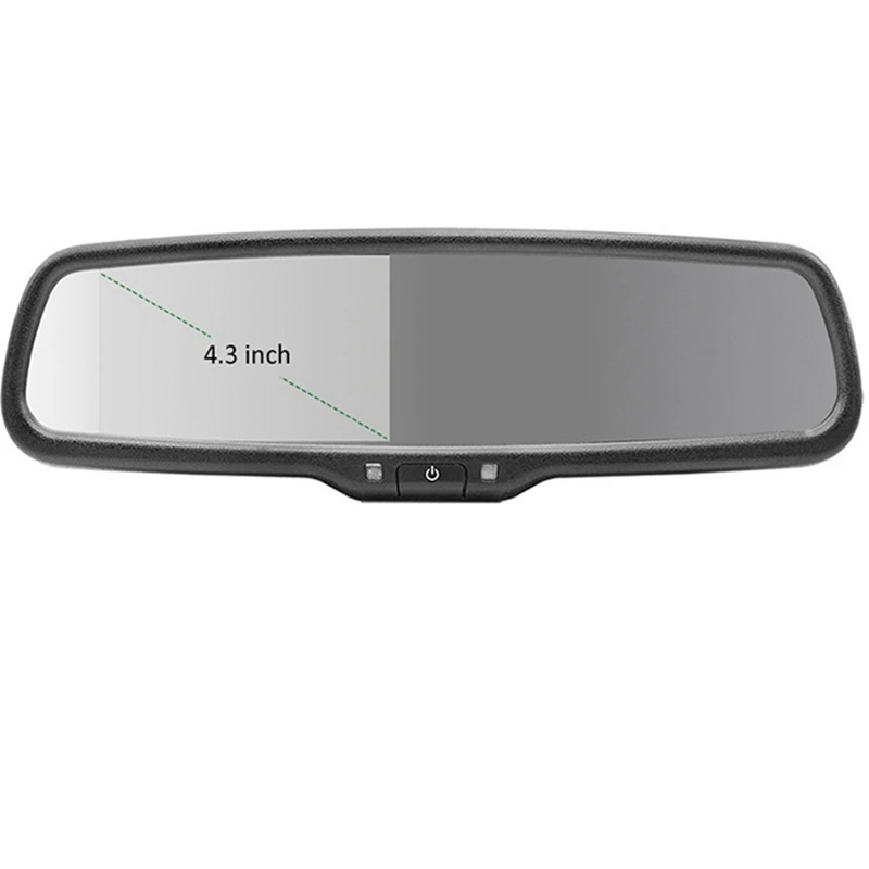 Car 4.3-Inch Dash Cam Mirror Auto-Dimming AHD Display With Special Car Bracket HD Reversing Rearview Mirror