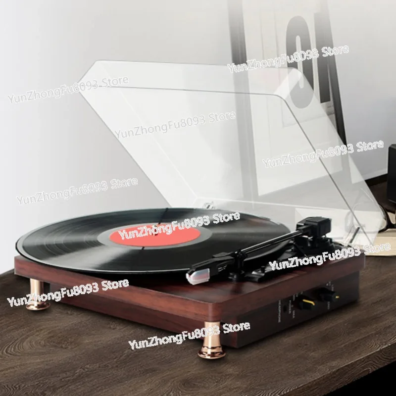 Retro Style Vinyl Record Player Turntable 3 Speeds Built in Speakers Phonograph, Portable Classic Nostalgic Style Record Player