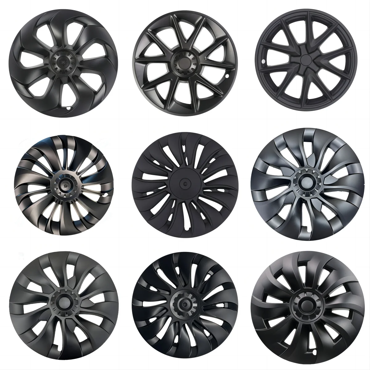 1PCS Hub Cap Replacement Wheel Cap Automobile Hubcap Full Rim Cover Accessories for Tesla Model 3/Y 18/19/20 Inch 2021 2018-2023