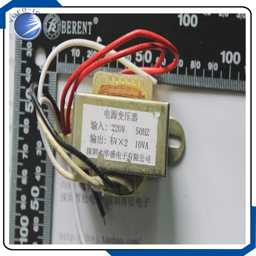 1pcs  10W dual 10W2*6V 6V transformer input: 220V50Hz/ output: dual 6V module