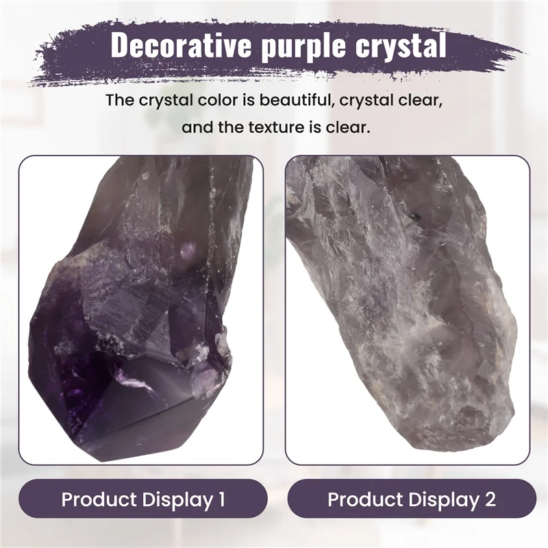 

Practical-Uruguayan Amethystcrystal String Shi Yingstick-Home Decoration Mineral Specimen,