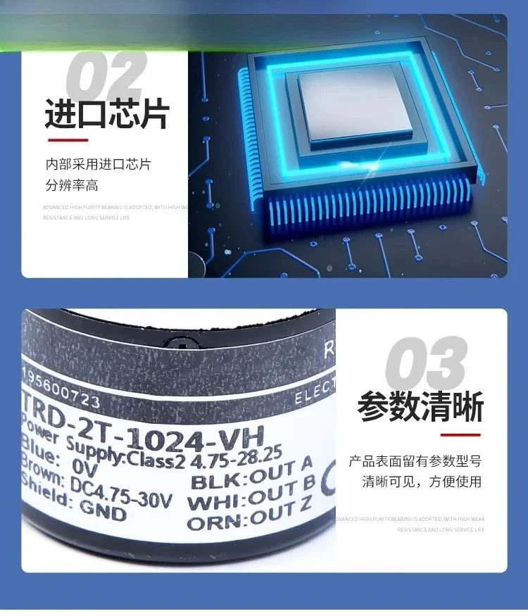 TRD-2T1000BF Декодер поворотного датчика 600B/360BF/2000A/1024V