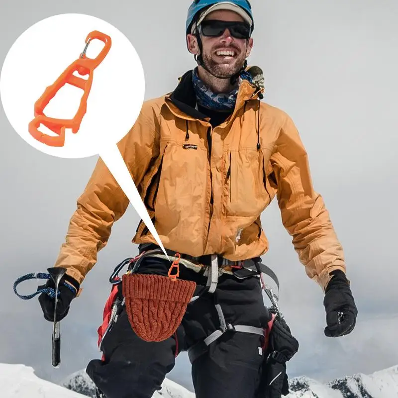 Clips multiusos para guantes de trabajo, Clips de soporte para guantes, Clips para trabajadores de la construcción, fijación cruzada para guantes, llaves, linterna