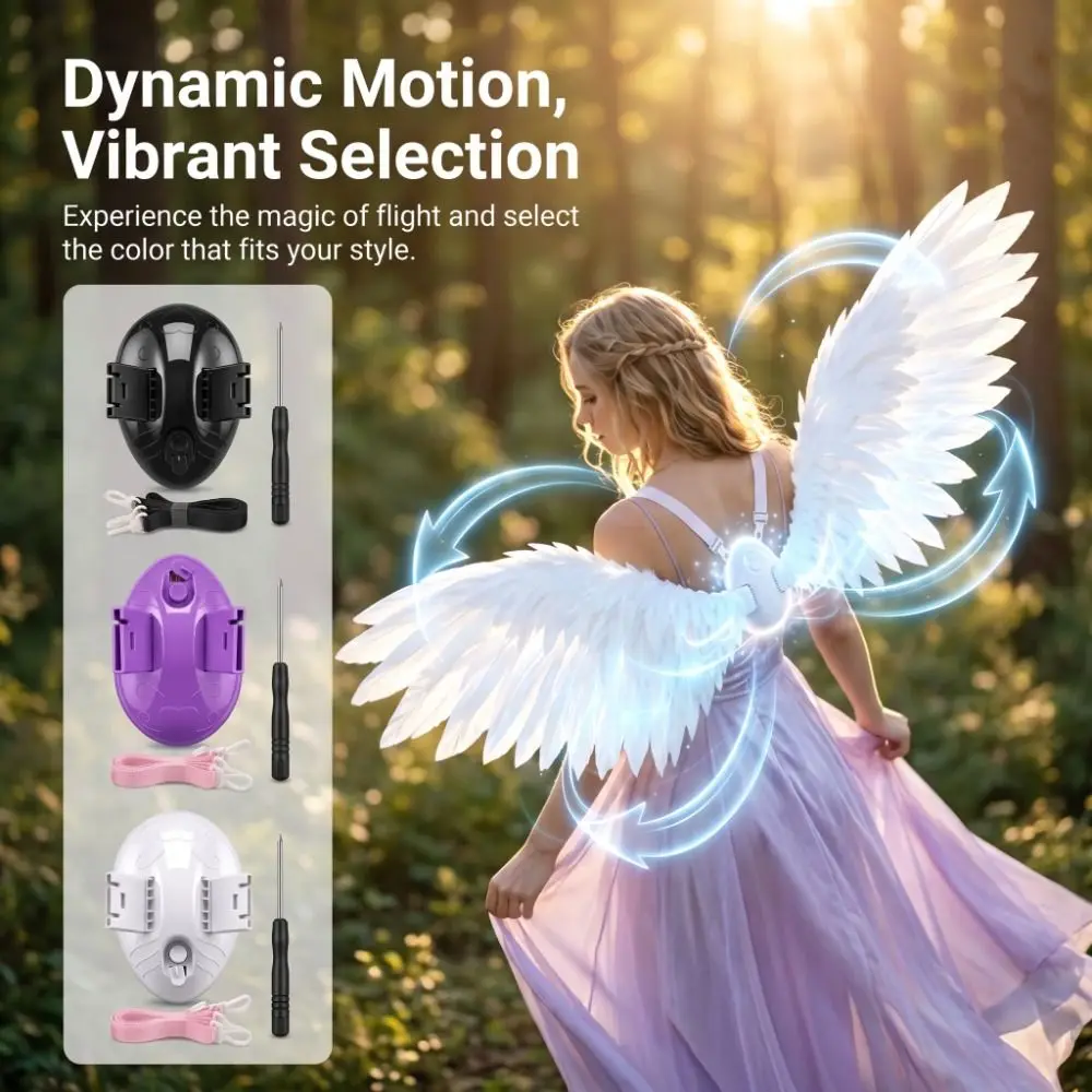 Automatic Electric Wing Opener Device Cosplay Prop Wearable Butterfly Wing Device High Torque Moving Mechanism