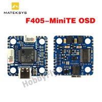 MATEK F405-MiniTE OSD Baro Blackbox STM32F405RGT6 Flight Controller ArduPilot INAV BetaFlight for Airplane RC FPV Racing Drone