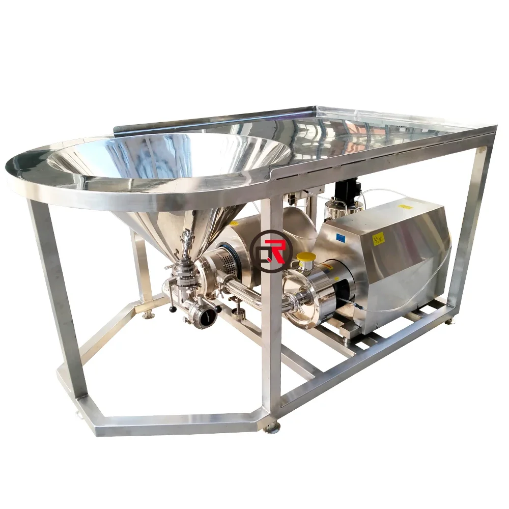 WPL high efficiency water milk powder mixer with platform and hopper industrial powder homogenisator