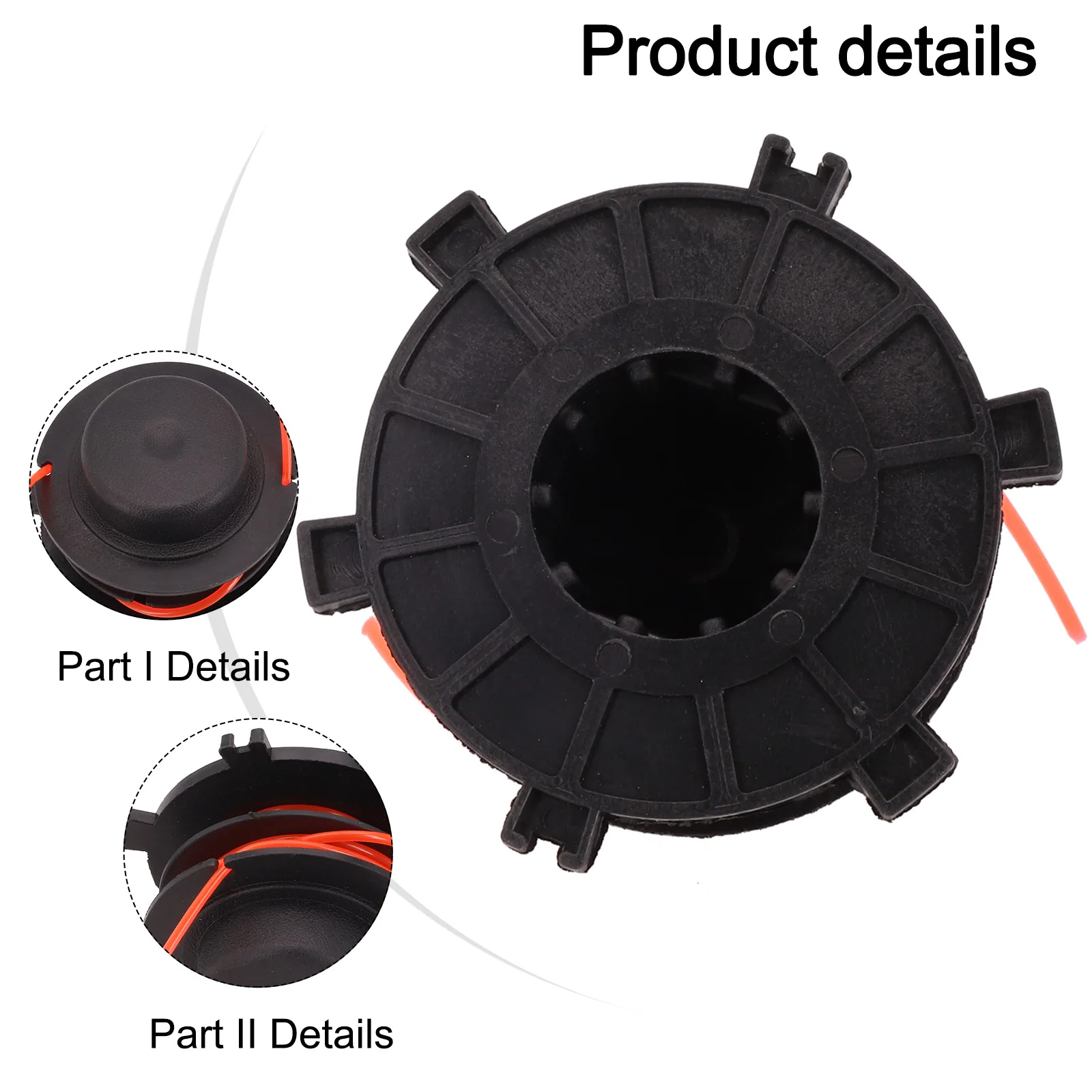 Trimmer Spare Parts Line Spool for Garden Easy To Install Highly Match Long for service Life Nylon+plastic Red+black Brand New