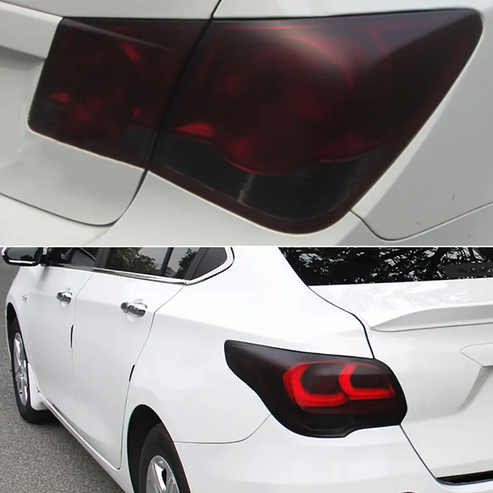 30x200cm Car Light Film Car Matte Black Tint Headlight Taillight Fog Light Vinyl Film Rear Lamp Tinting Film Exterior Accessory