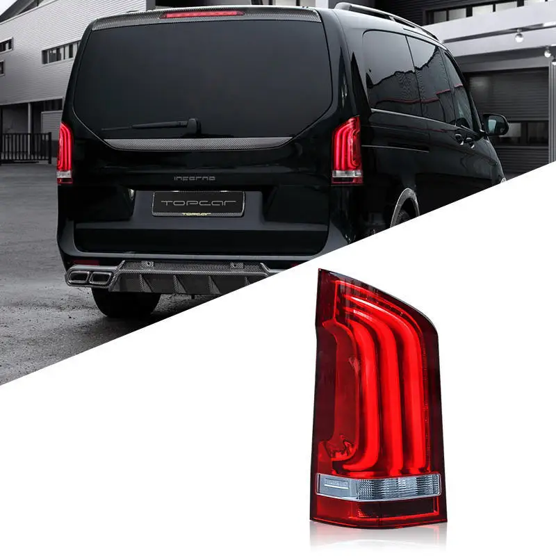 LED Tail Lights for Benz Vito  2016-2023 V260 DRL Turn Dynamic Signal Brake Reverse Auto Accessories