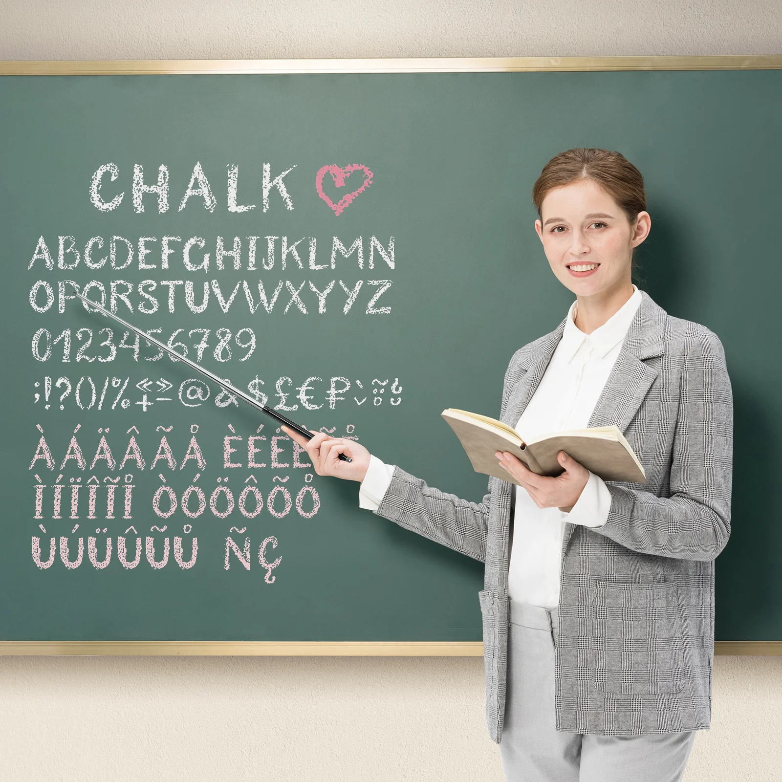 Retractable Whiteboard Pointer Stainless Steel Handheld Teaching Pointer For Classroom Blackboard Electric Board Training Tool