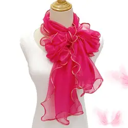 Lace Scarf Women Lightweight Hijab Elegant 2024 Print Silk Neckerchief Shawl Wraps Headband Handle Hair Accessories Bandana